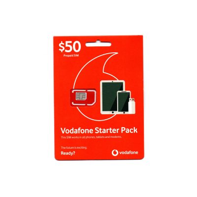 $50 Vodafone Prepaid SIM