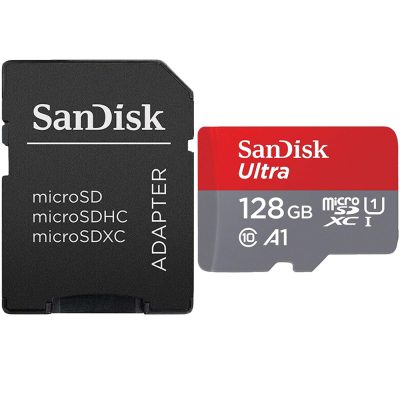 SanDisk 128GB Ultra microSDXC Card with Adapter