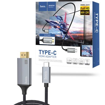 Hoco UA13 HDMI to USB-C Adapter – 1.8M Cable